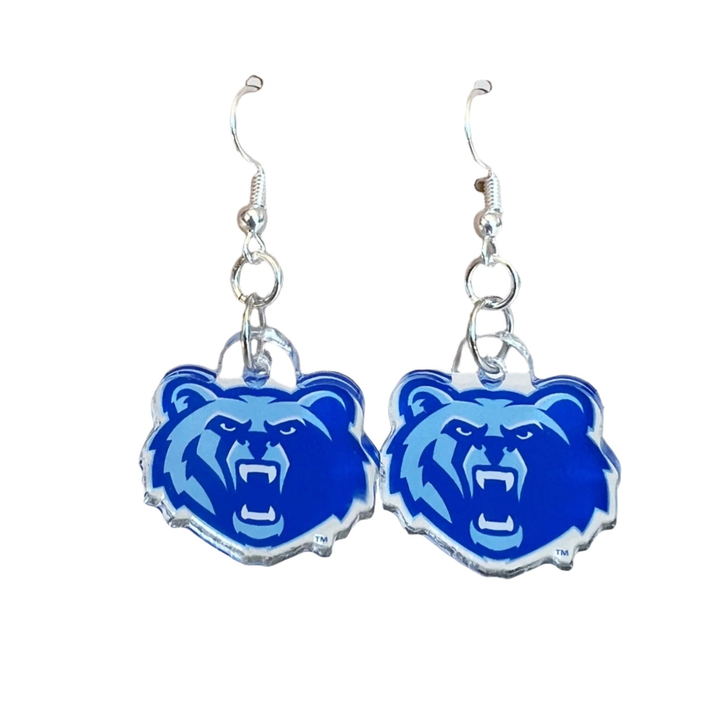 Olentangy Berlin High School Bears Logo Spirit Earrings