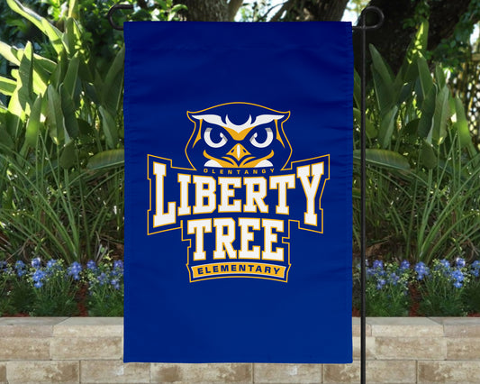 Olentangy Liberty Tree Elementary School Larks Logo Garden Flag Yard Flag Outdoor Flag